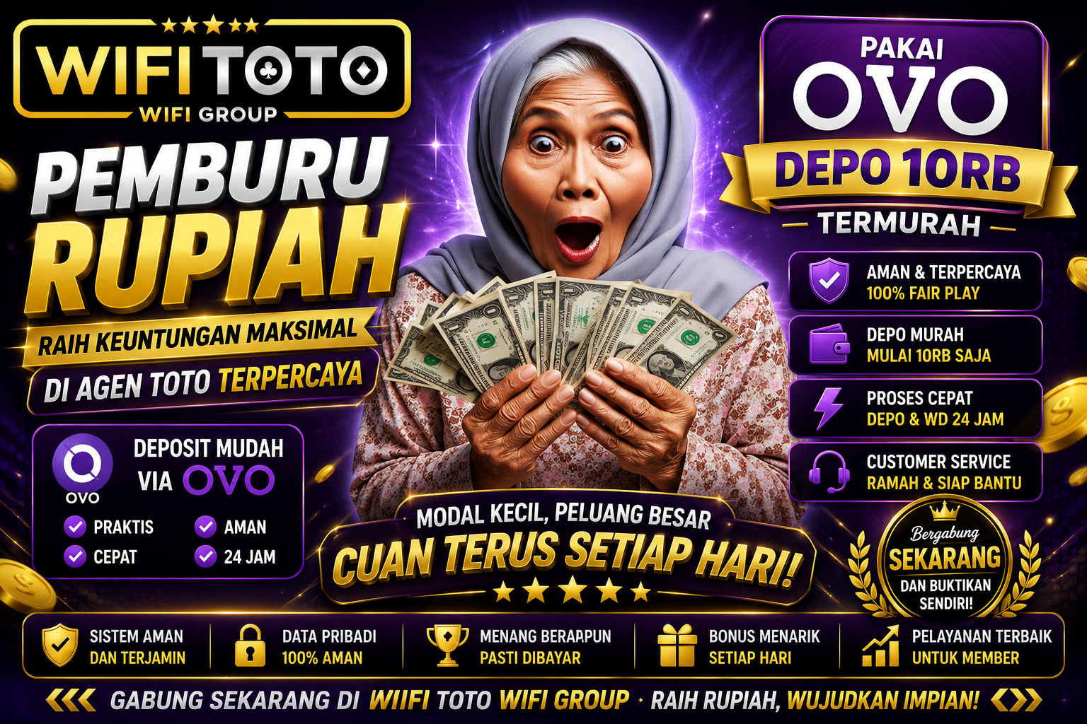 WIFITOTO TOGEL: Pemburu Rupiah Pada Agen Toto Pakai Ovo Depo 10rb Termurah